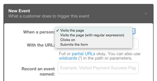 Creating an Event