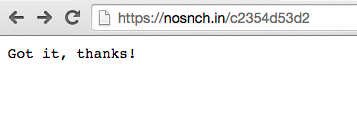 Checking-in via browser