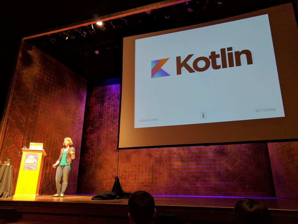 Victoria at a conference
